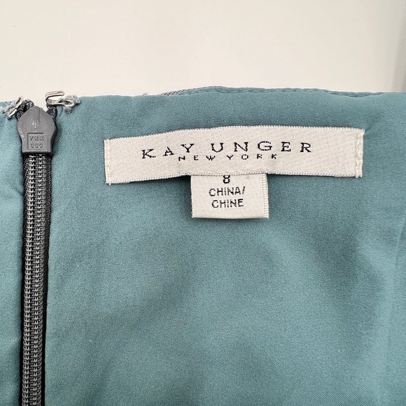 KAY UNGER - Lola Dress in Nile Blue - Picture 6 of 9